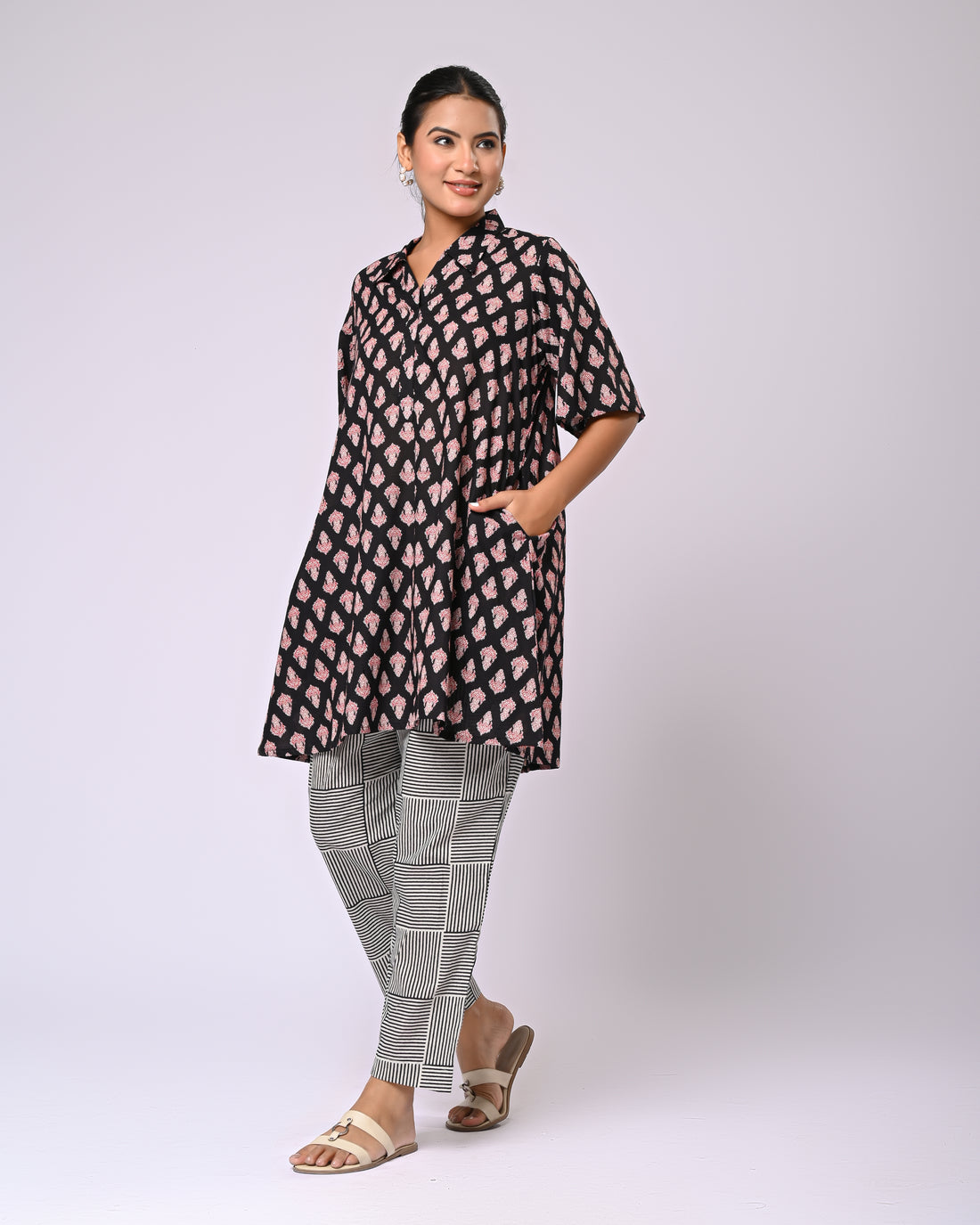 Firdaus Motif Co-Ord Set