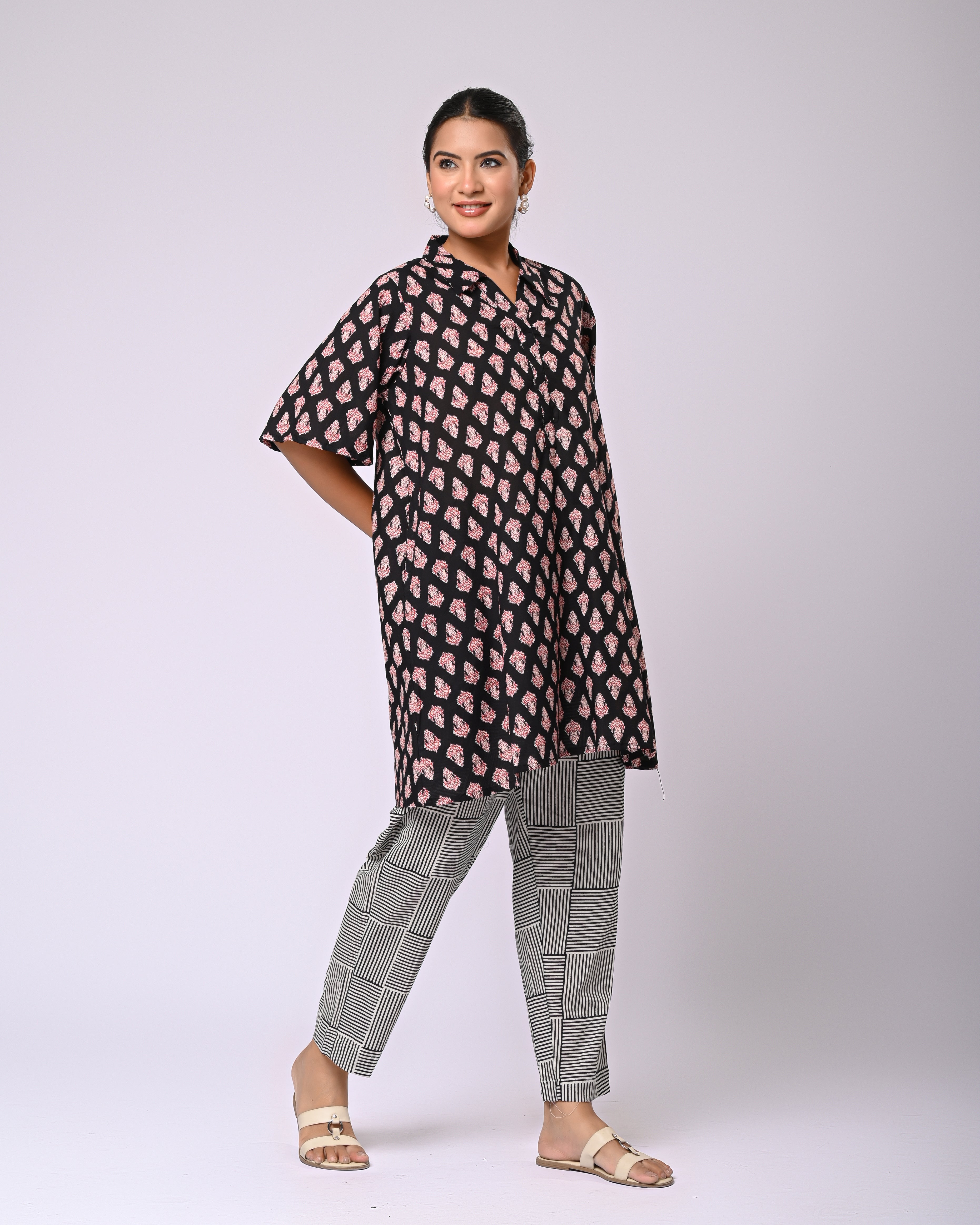 Firdaus Motif Co-Ord Set