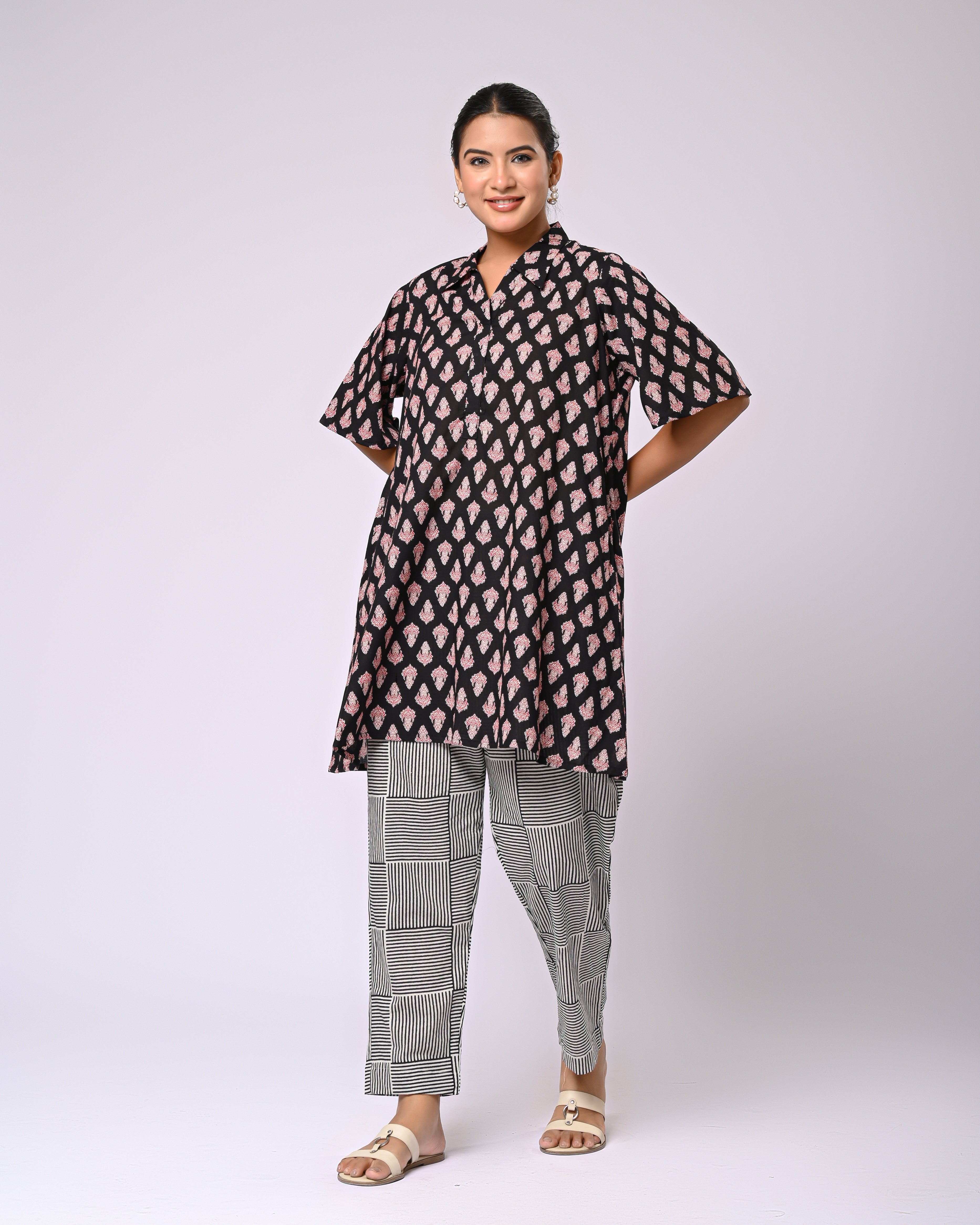 Firdaus Motif Co-Ord Set