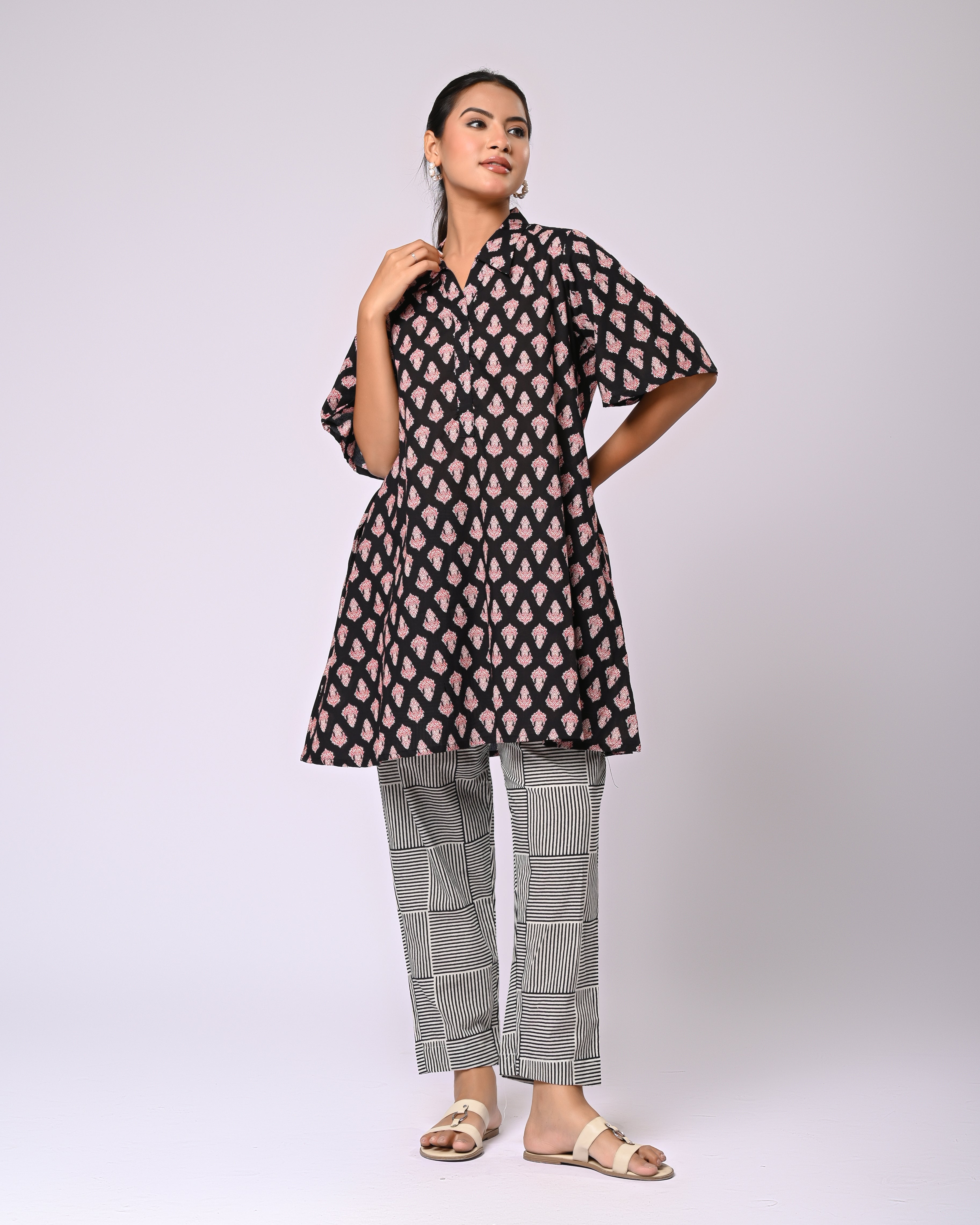 Firdaus Motif Co-Ord Set