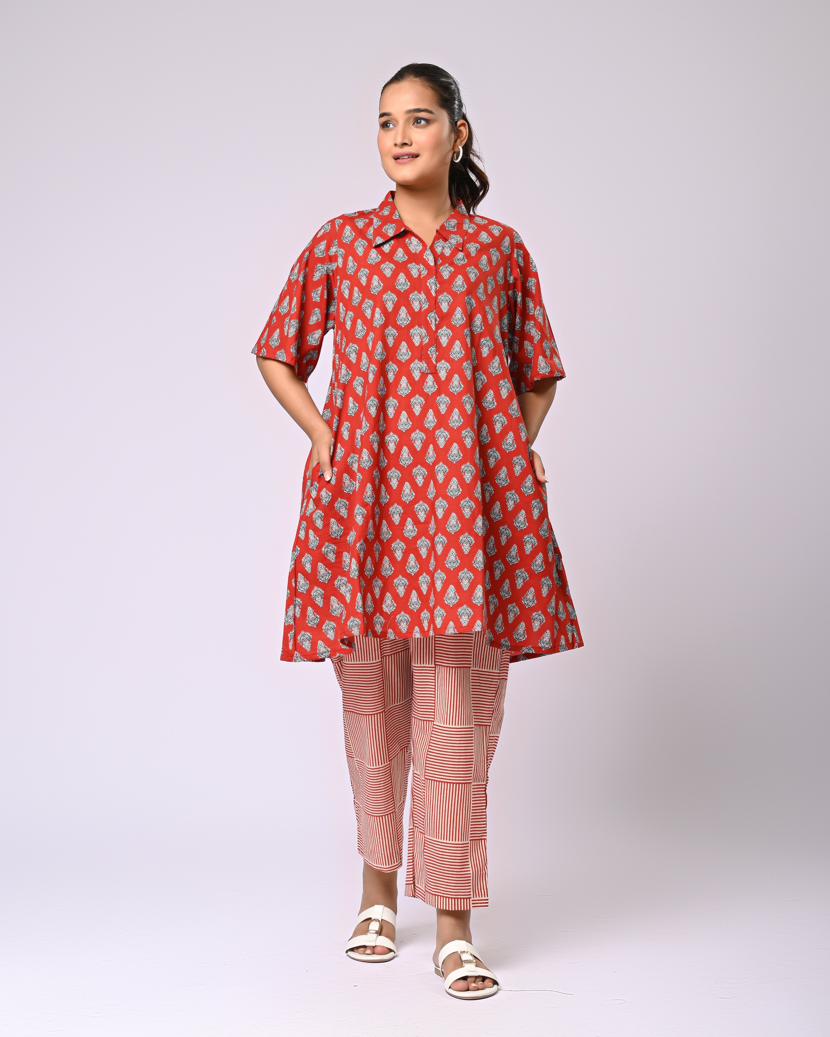 Aatish Motif Co-Ord Set