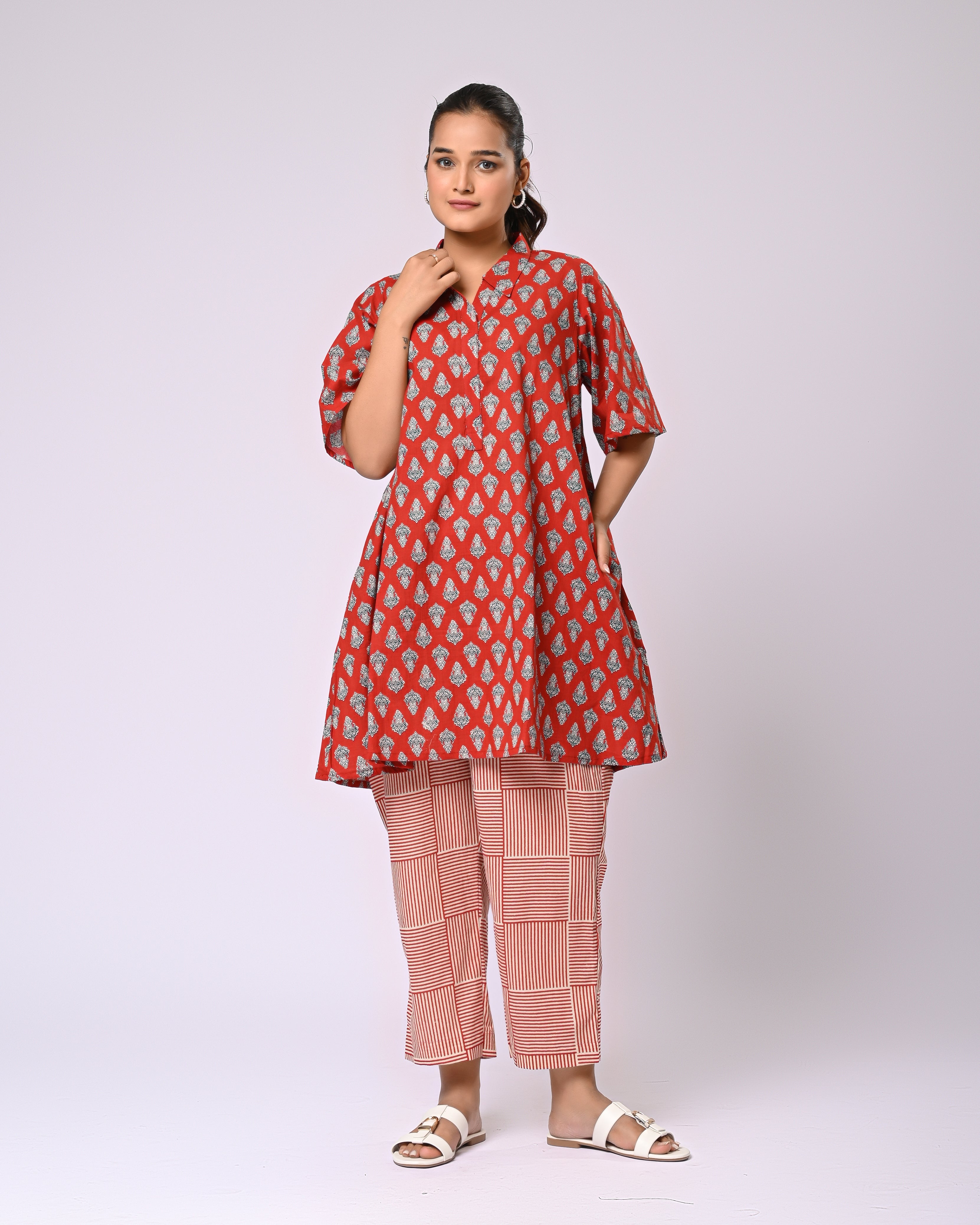 Aatish Motif Co-Ord Set