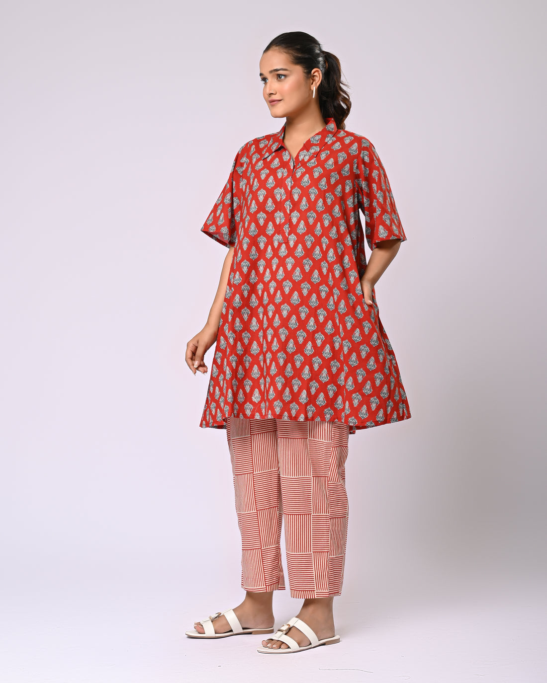Aatish Motif Co-Ord Set