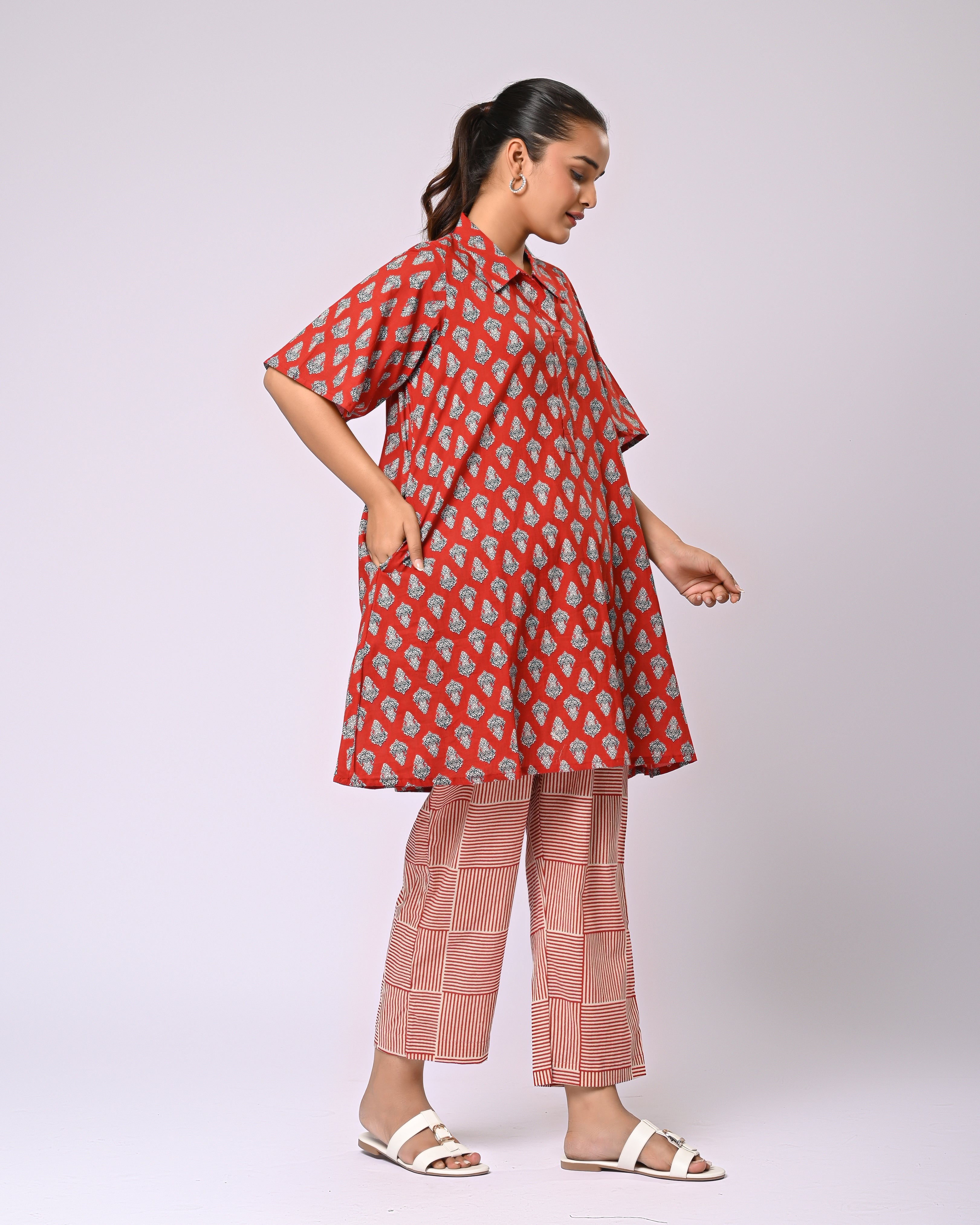 Aatish Motif Co-Ord Set