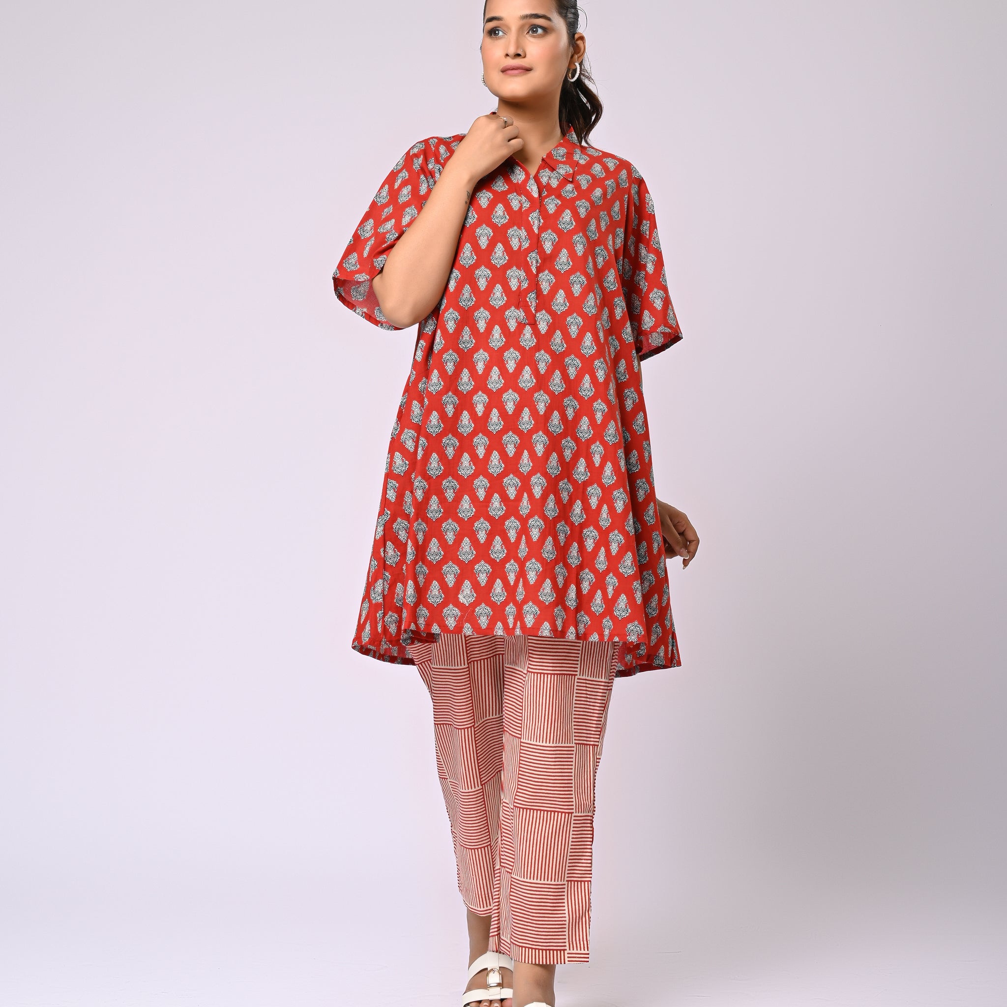 Aatish Motif Co-Ord Set