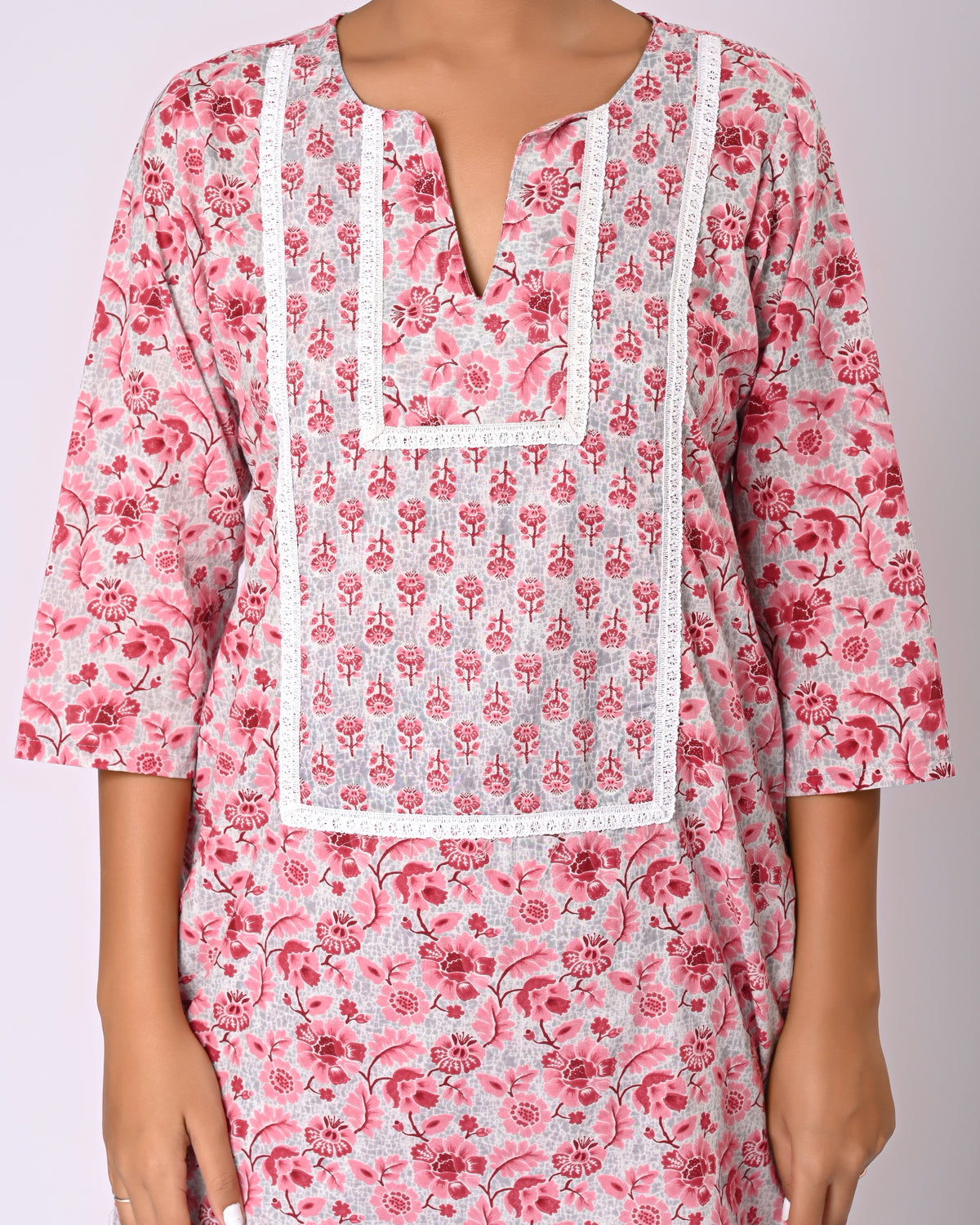 Blush Mist Farsi Co-Ord Set