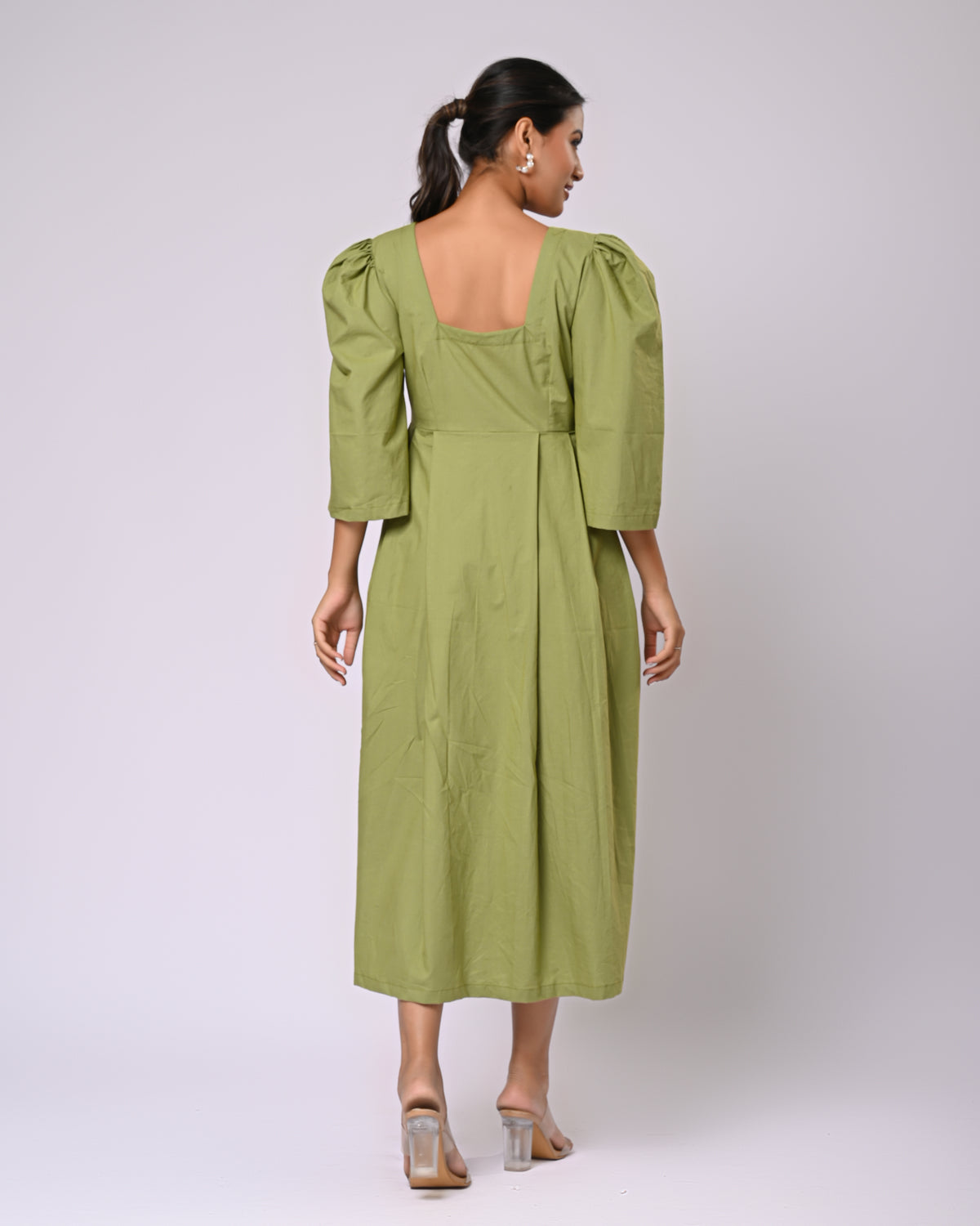 Meadow Muse Olive Dress