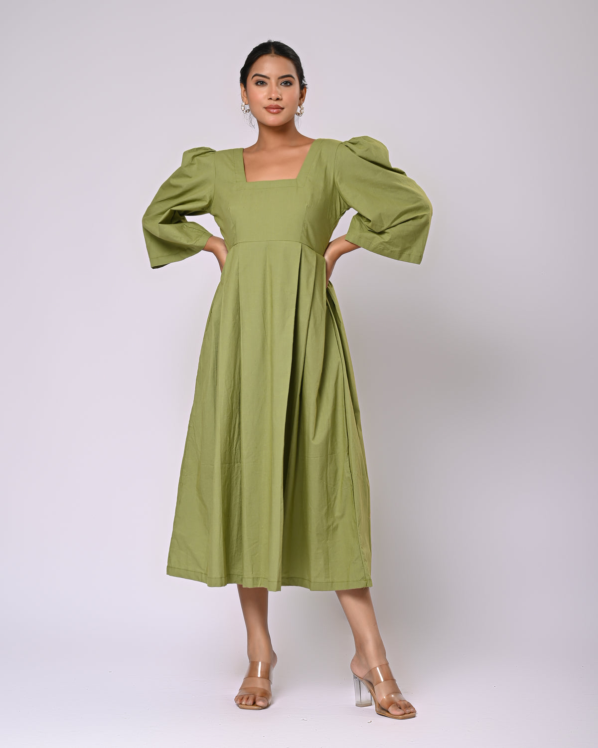 Meadow Muse Olive Dress