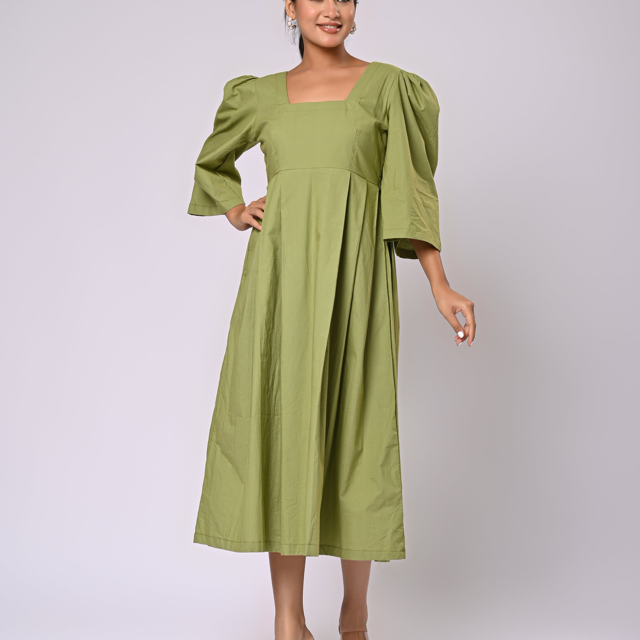 Meadow Muse Olive Dress