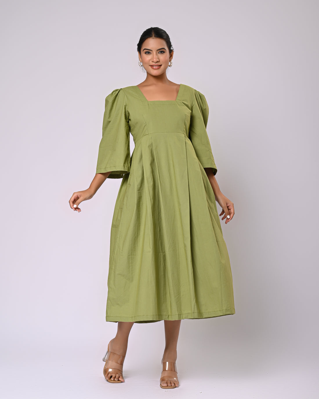Meadow Muse Olive Dress
