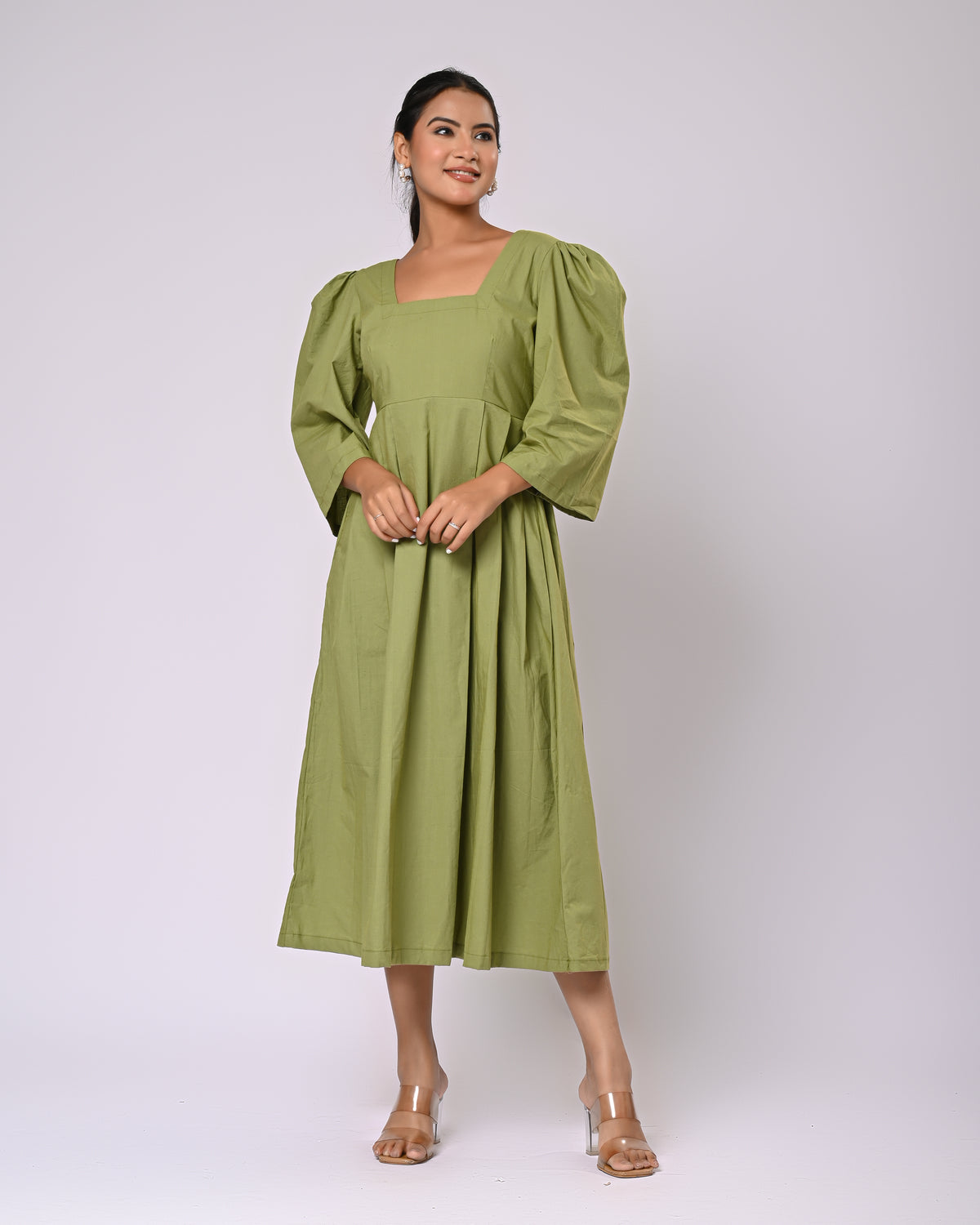 Meadow Muse Olive Dress