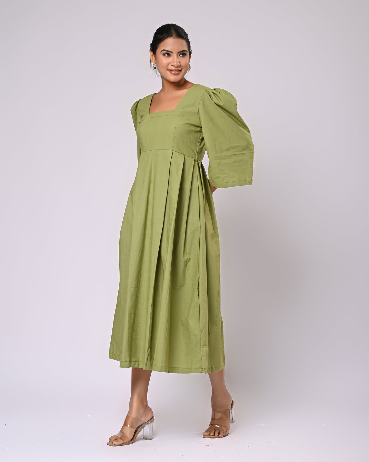 Meadow Muse Olive Dress