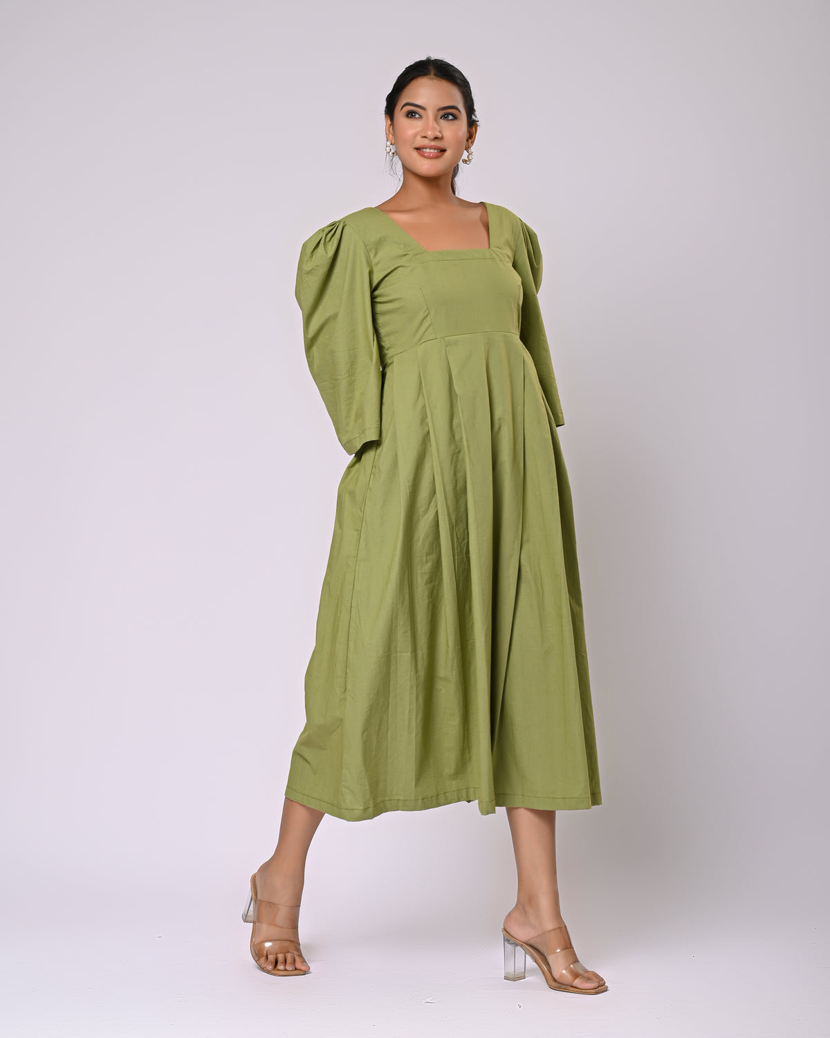Meadow Muse Olive Dress