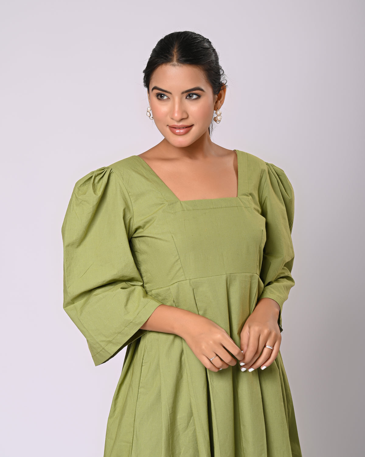 Meadow Muse Olive Dress