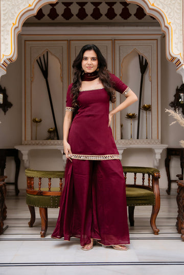 Anarī Rang Sharara Set