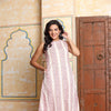 Off White Pink Stripe Halter Neck Set Of Two