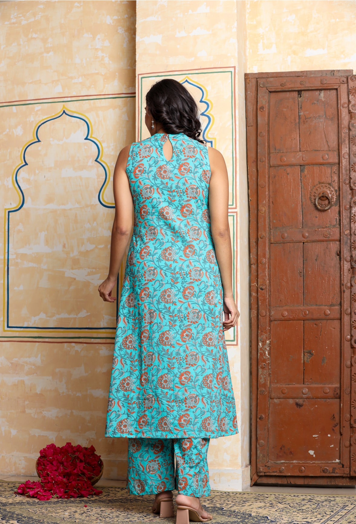 Rama Green Halter Neck Set Of Two