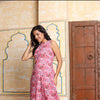 Pink Floral Halter Neck Set Of Two