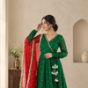 Rangrez Green Anarkali Set