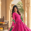 Indrani Rani Pink Bandhani Set