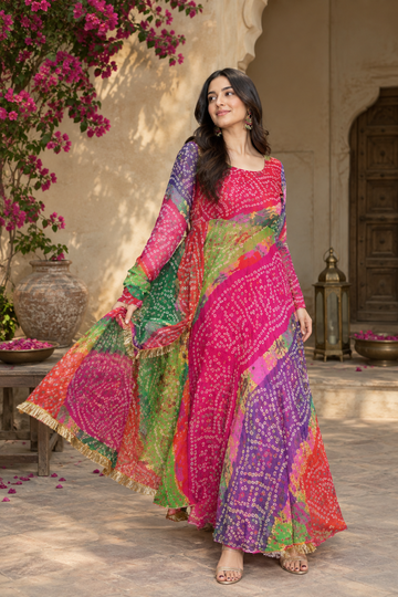 Rangrez Anarkali Suit Set