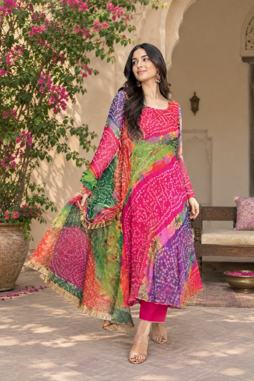 Rangrez Anarkali Set