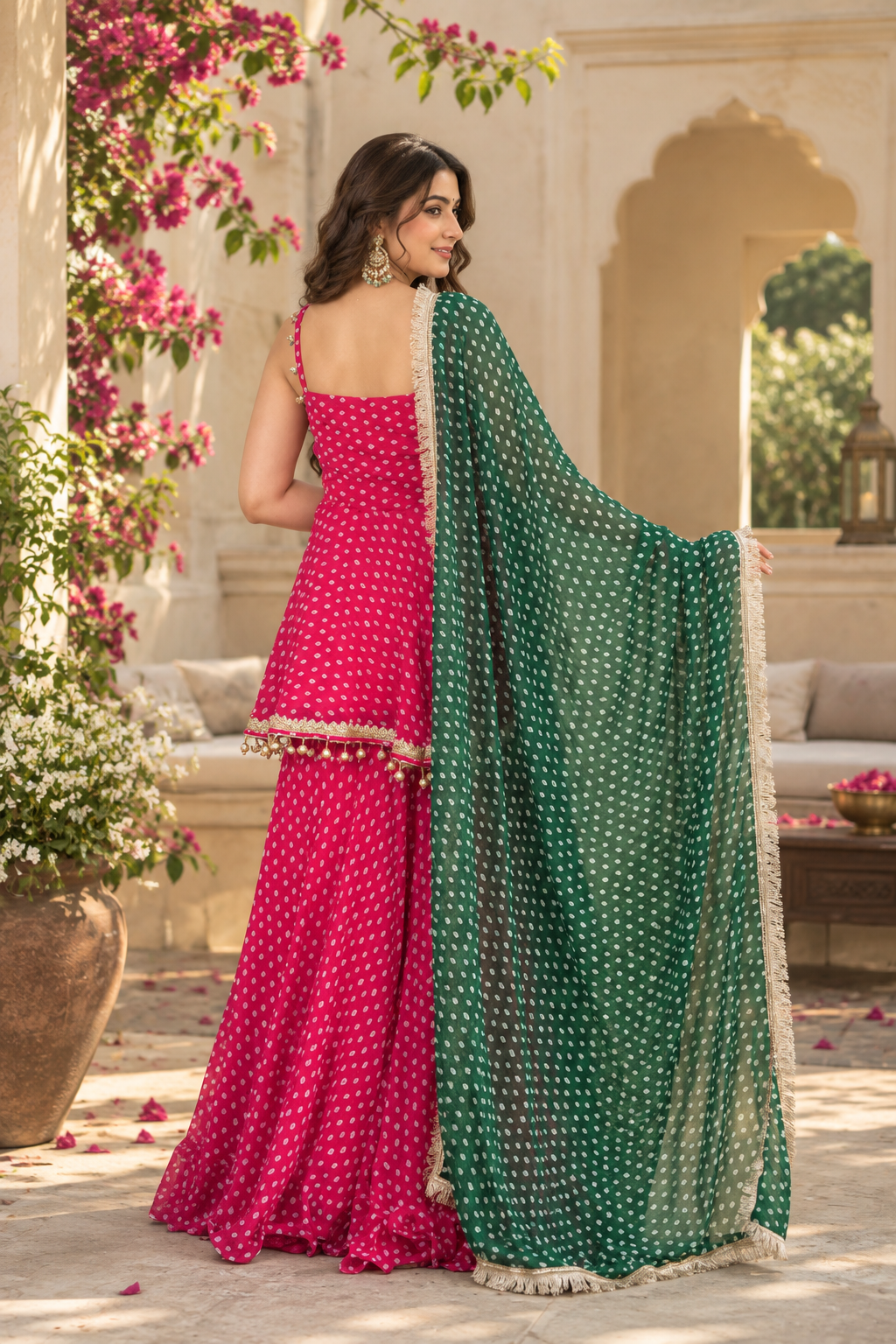 Gulnaar Festive Sharara