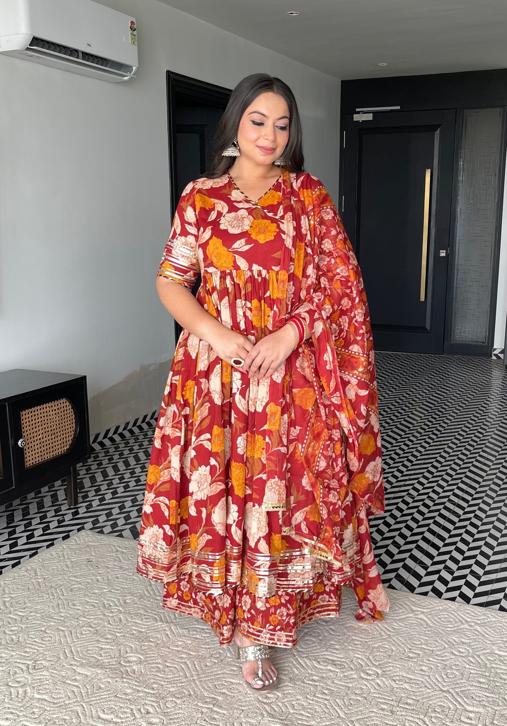 Manek Anarkali Set Of Three