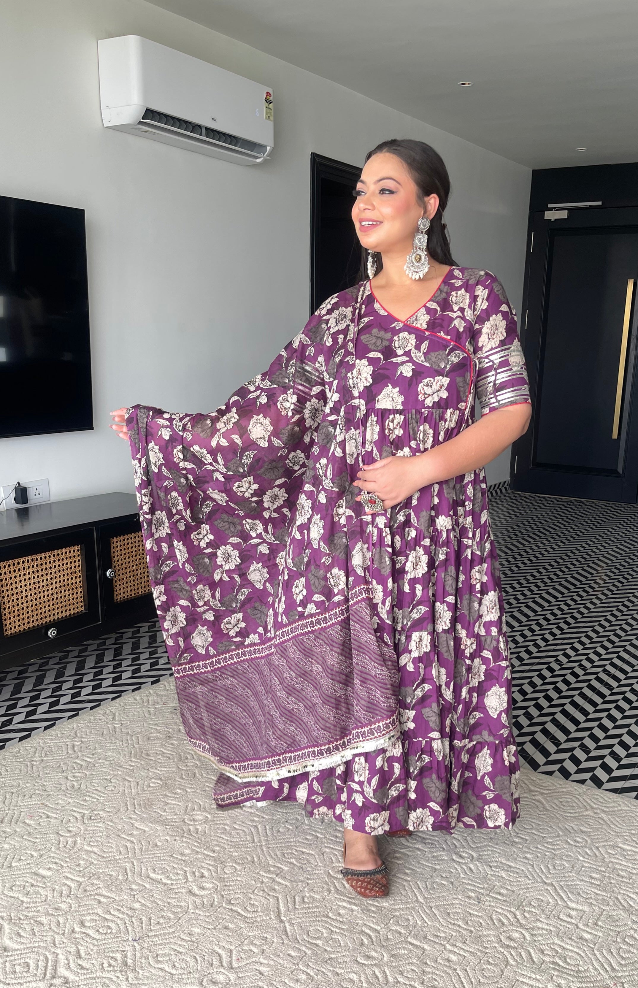 Neelam Anarkali Set Of Three