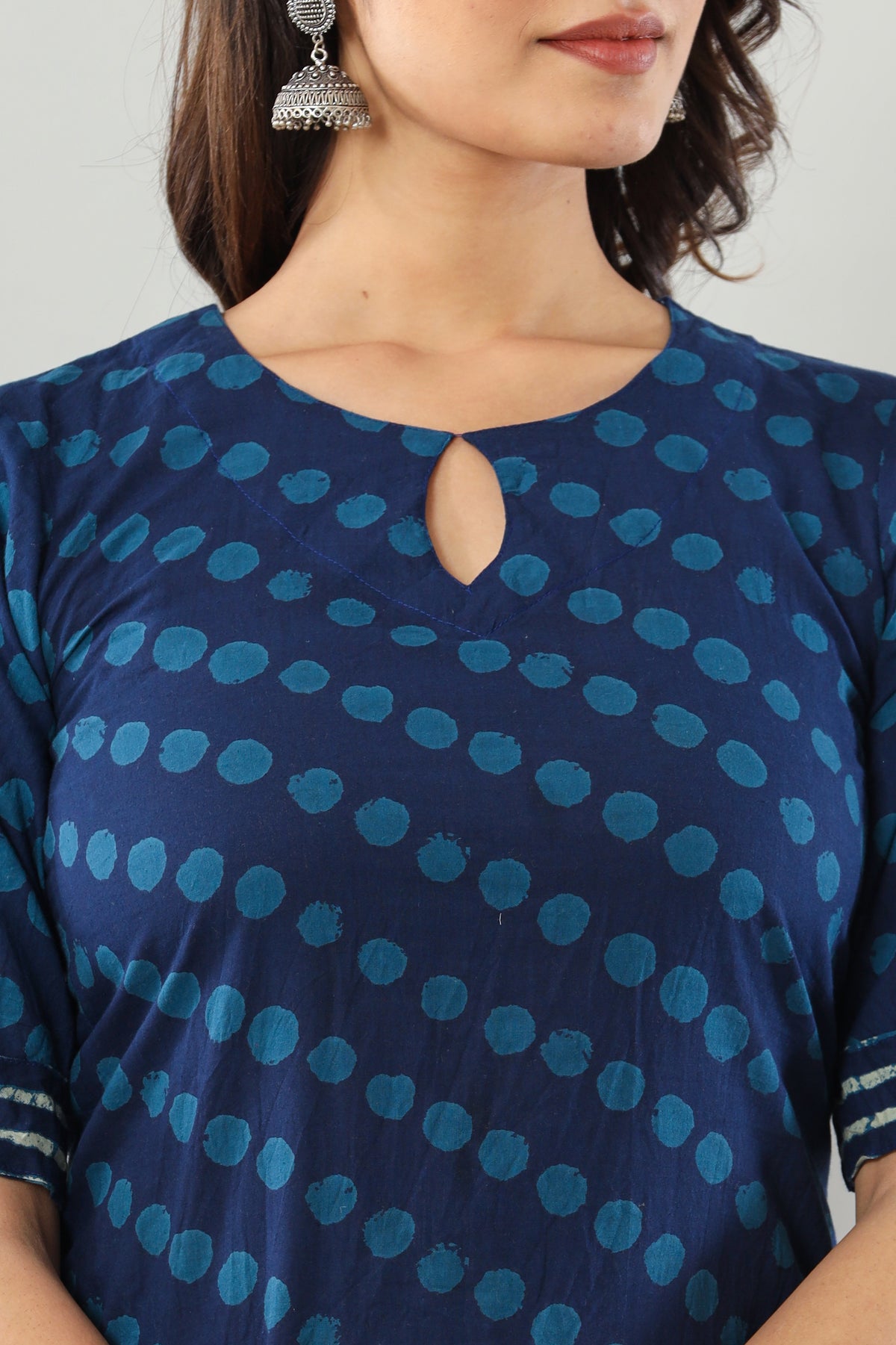 Indigo Polka Dot Set Of Three