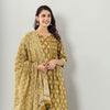 Mehendi Floral Pintuck Set Of Three