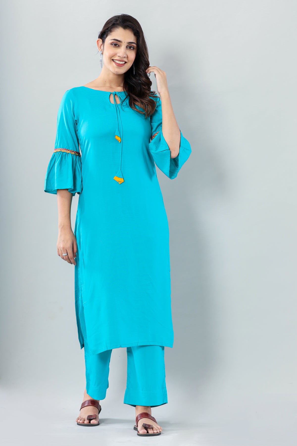 Rama Green Rayon Set Of Two