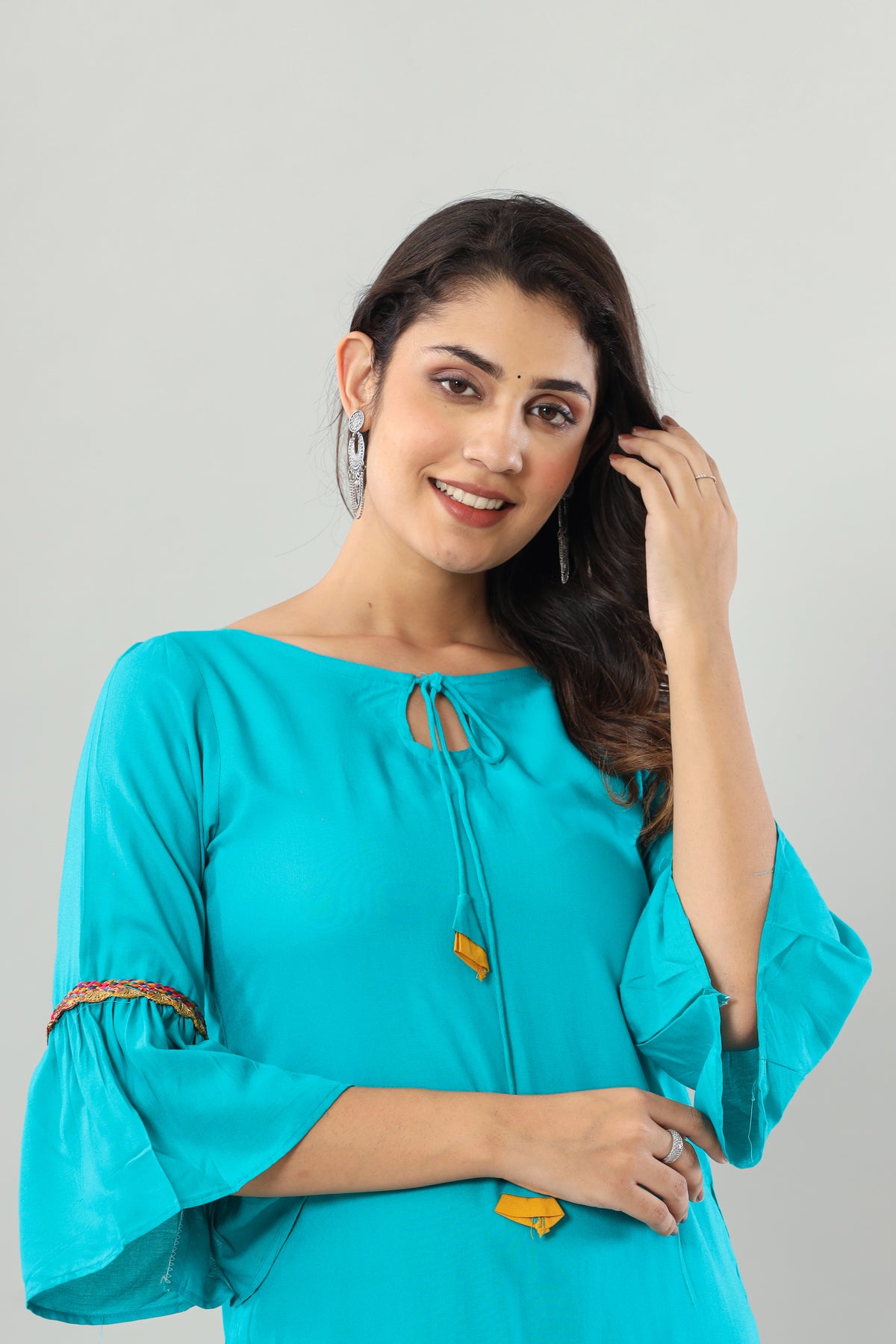 Rama Green Rayon Set Of Two