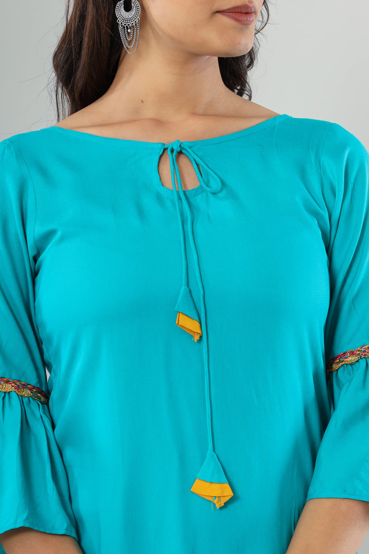 Rama Green Rayon Set Of Two