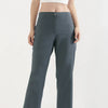 Women's Linen Straight Pant - Grey