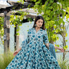 Sea Green Anarkali Set With Dupatta