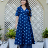 Blue Topaz Wrap Dress