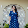 Blue Topaz Wrap Dress