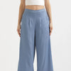 English Blue Viscose Palazzo Pants