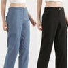 Women's Linen Straight Pant - True Blue & Black (Pack of 2)